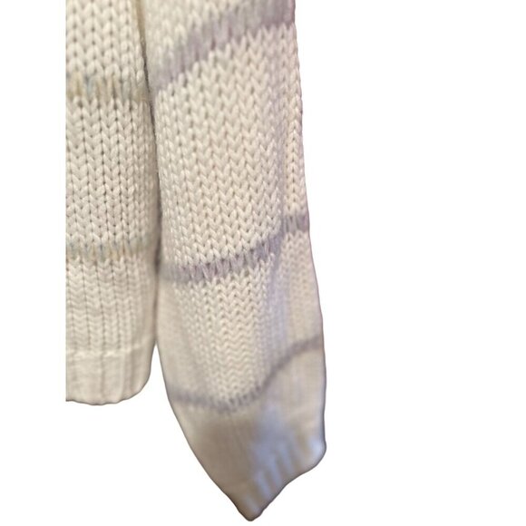 Lulus White & Pink Stripe Acrylic Knit Sweater XL NWOT‎ - Picture 6 of 9